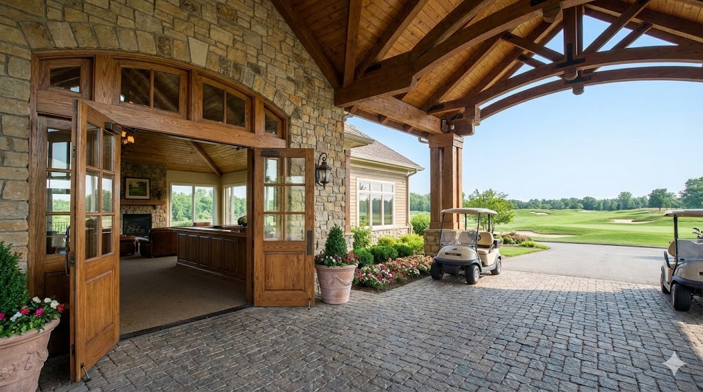 ゴルフスクールのロビー・受付